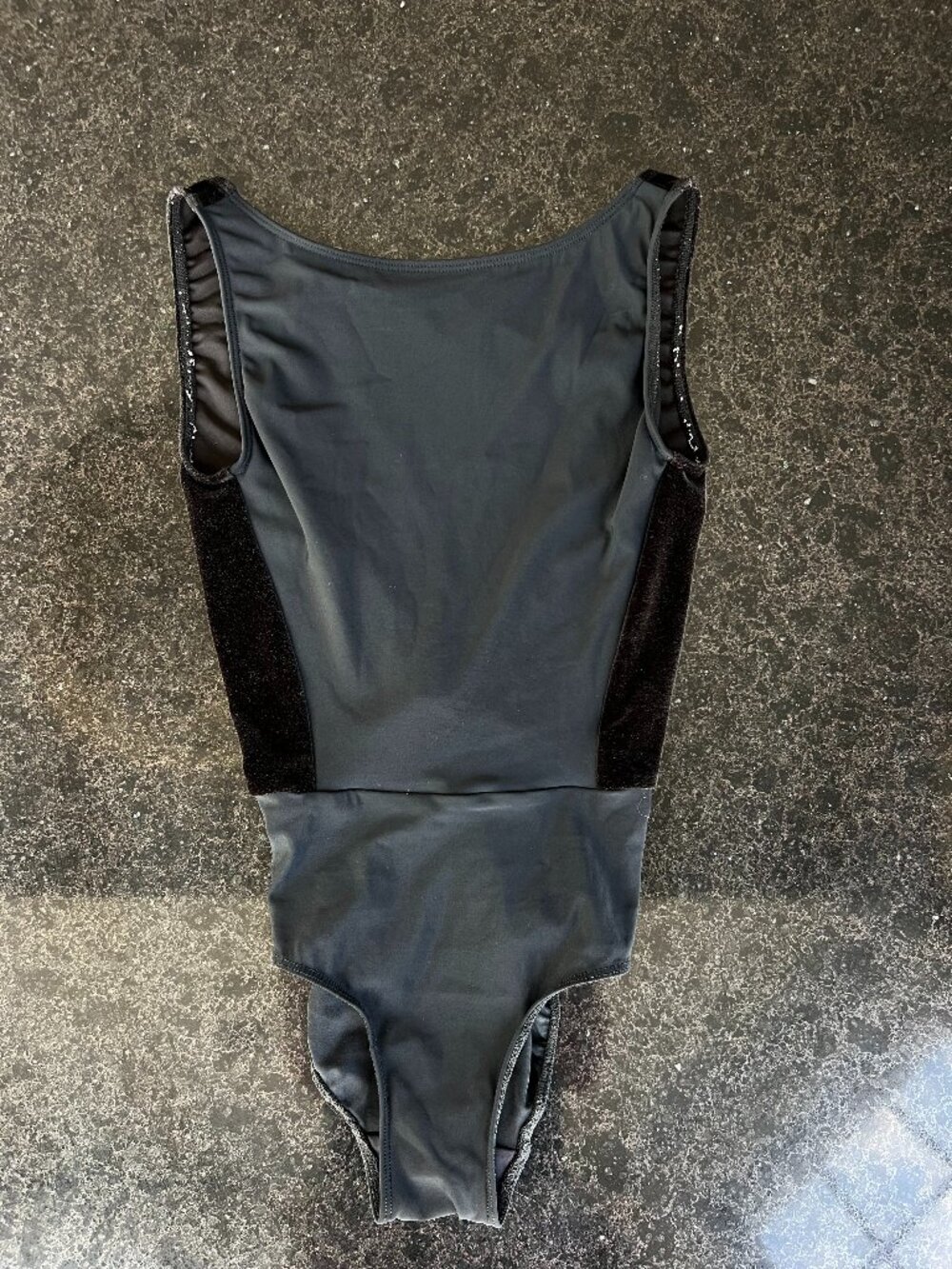 Eleve Allison Black Velvet Adult X-Small Leotard